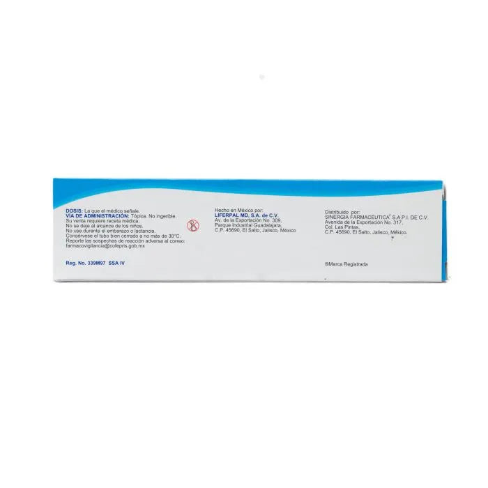 Argental, Sulfadiazina de Plata 1 g, 28 g Crema