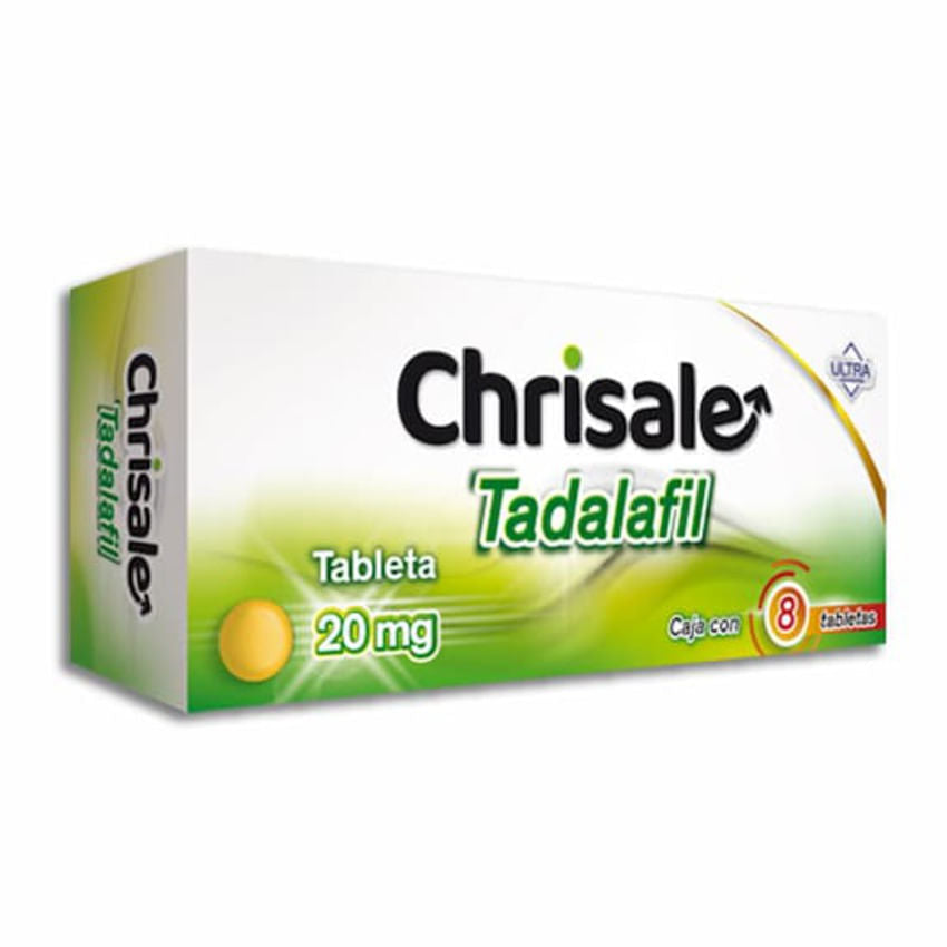 Tadalafil 20 mg 8 Tabletas | Chrisale®