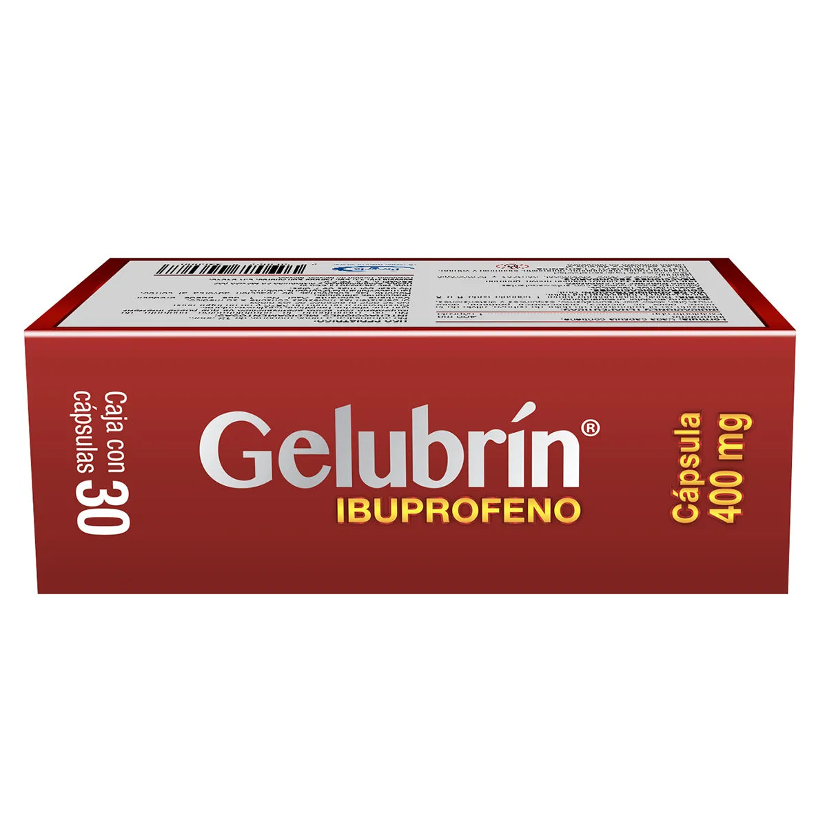 Gelubrin®, Ibuprofeno 400 mg 30 Cápsulas