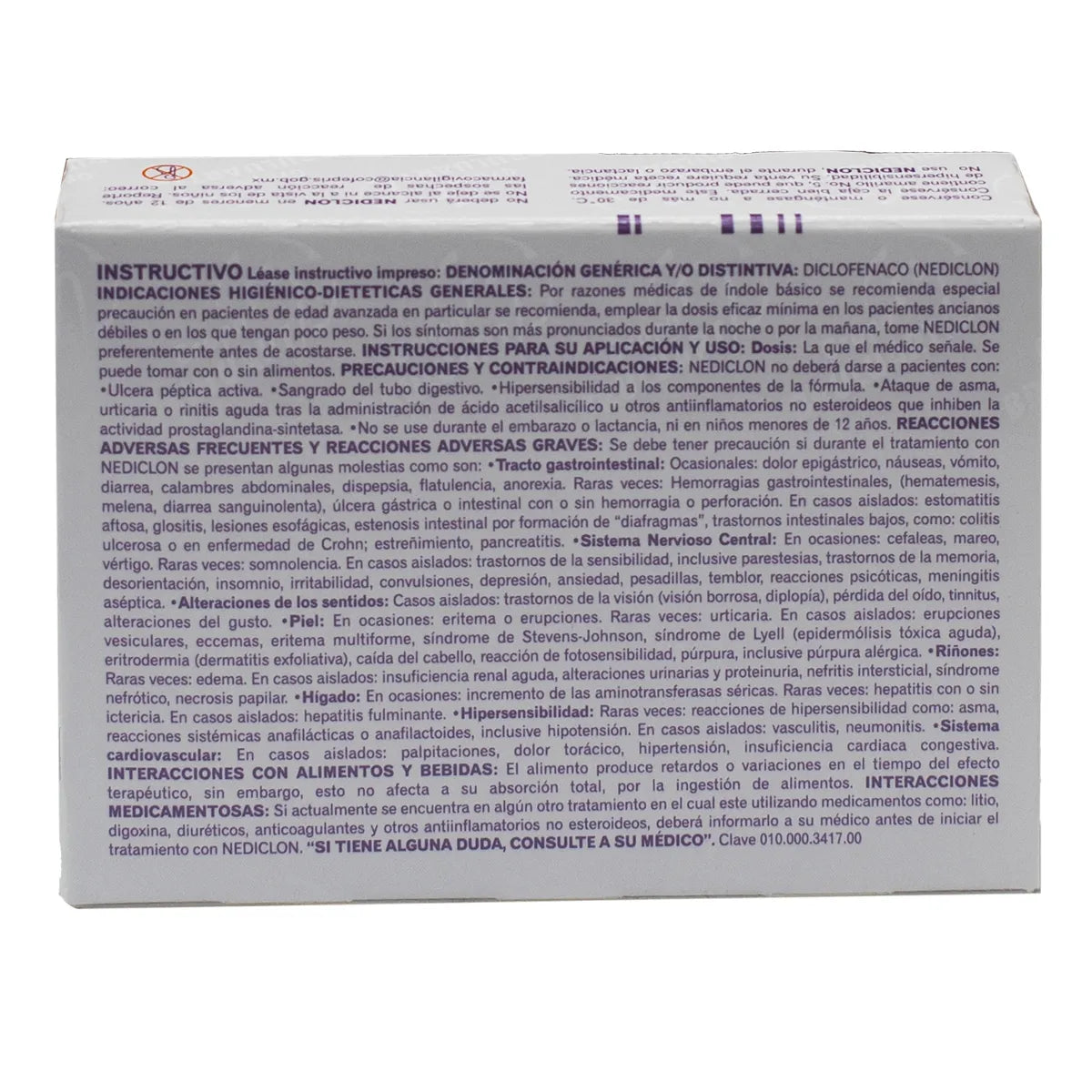 Nedidclon, Diclofenaco 100 mg 20 Tabletas | Bruluart®