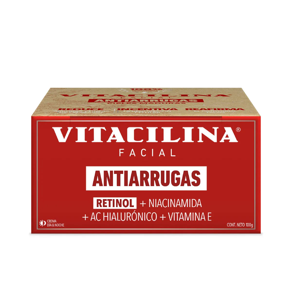 Vitacilina Crema Facial Antiarrugas 100 grs
