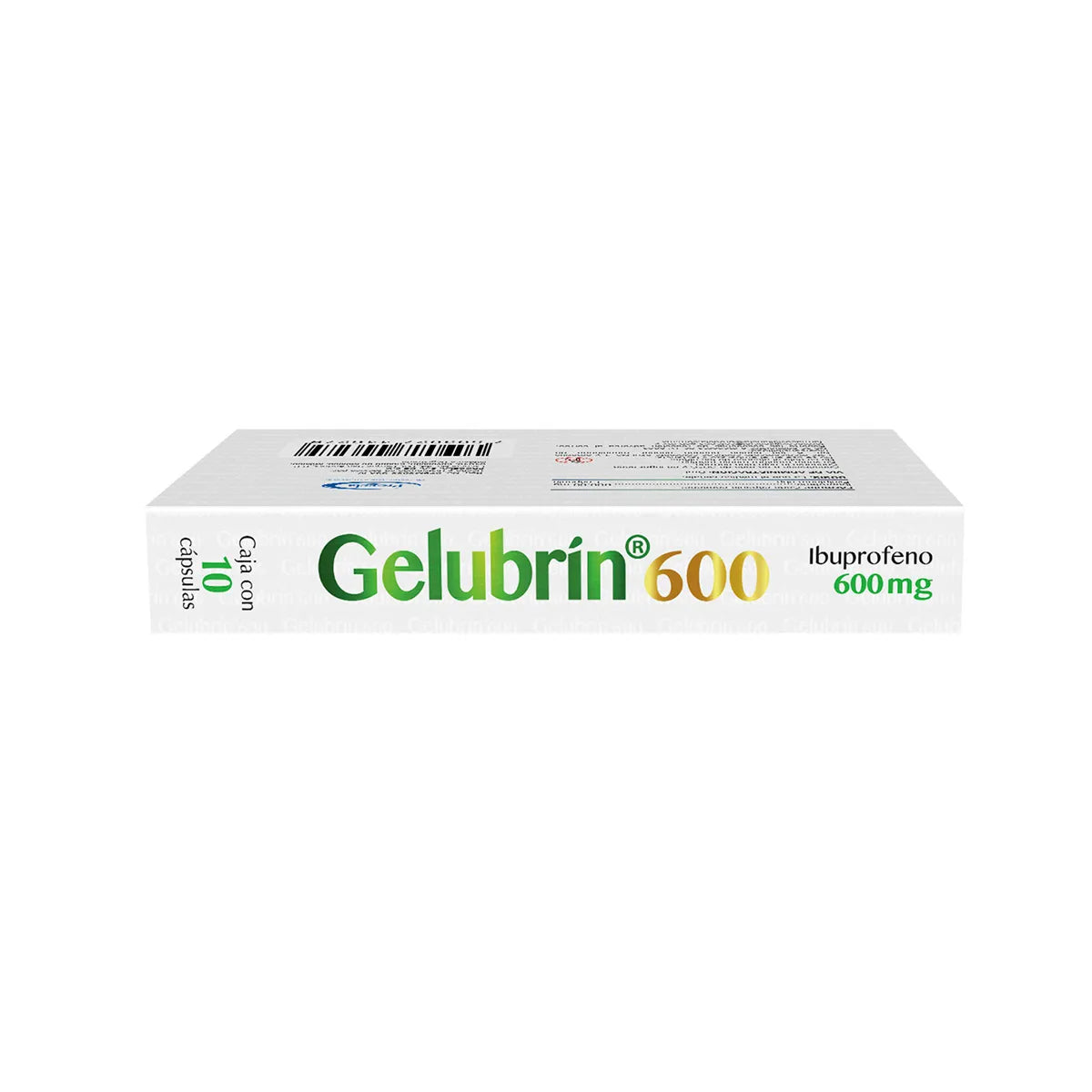 Gelubrin, Ibuprofeno 600 mg 10 Cápsulas