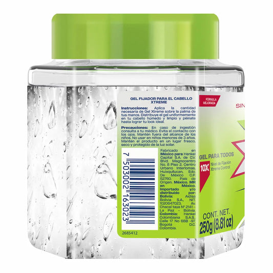 Gel Fijador Professional Control Extremo 250 g | Xtreme®