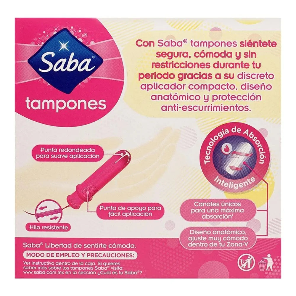 Tampones Saba V-Compact Regular 10 Piezas