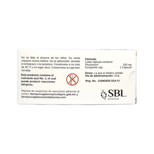 Dofil, Fluconazol 150 mg con 4 Cápsulas | SBL pharma®