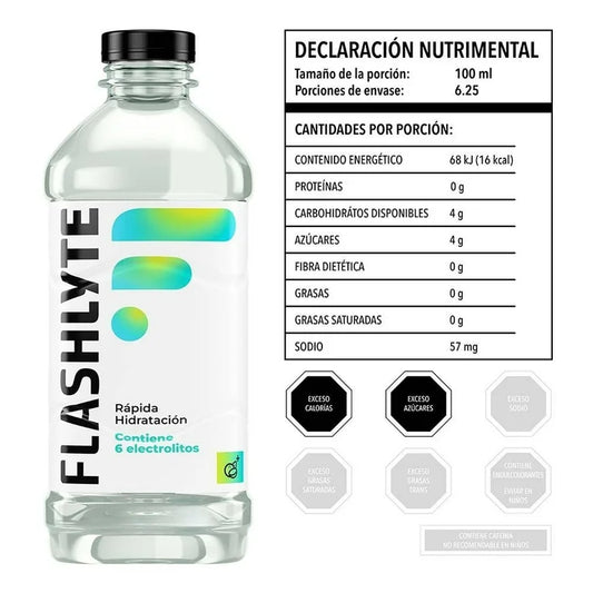 Bebida Hidratante Flashlyte Coco Limón con Electrolitos 625 ml