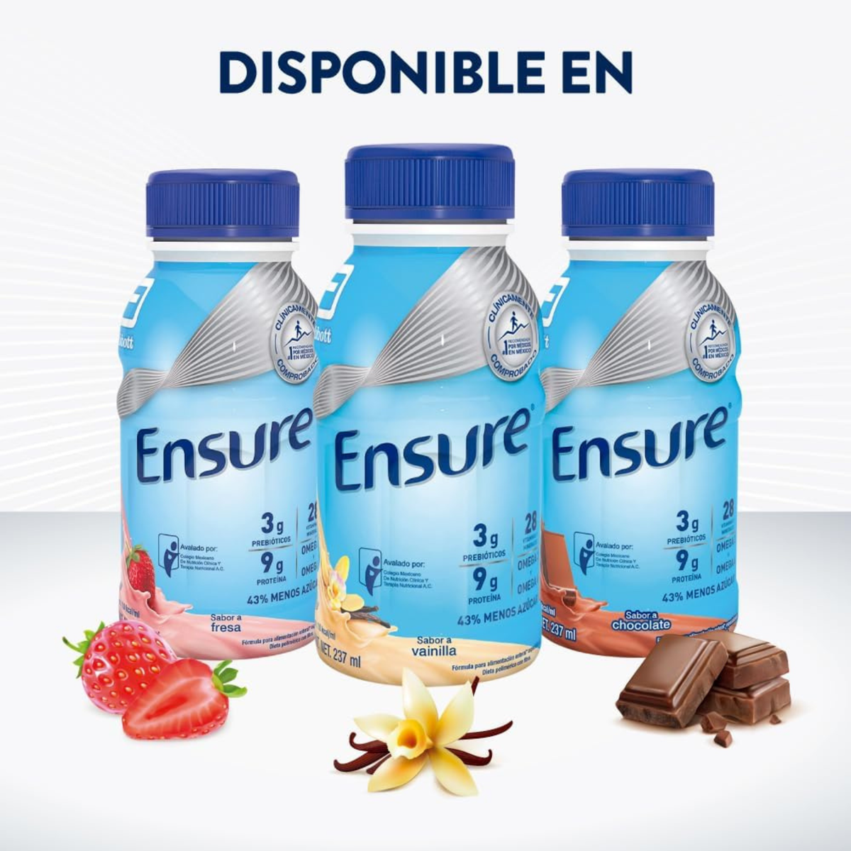 Ensure® Chocolate 237 mL Suplemento Alimenticio Líquido | Abbott®