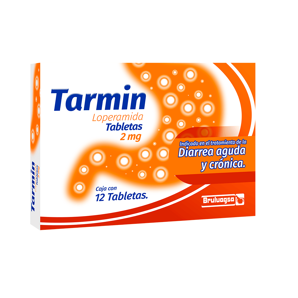 Tarmin, Loperamida 2 mg 12 Tabletas