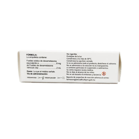 Sinkel®, Dexametasona 8 mg / 2 mL Solución Inyectable