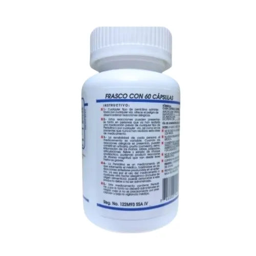 Gimalxina, Amoxicilina 500 mg 60 Cápsulas (Macro)