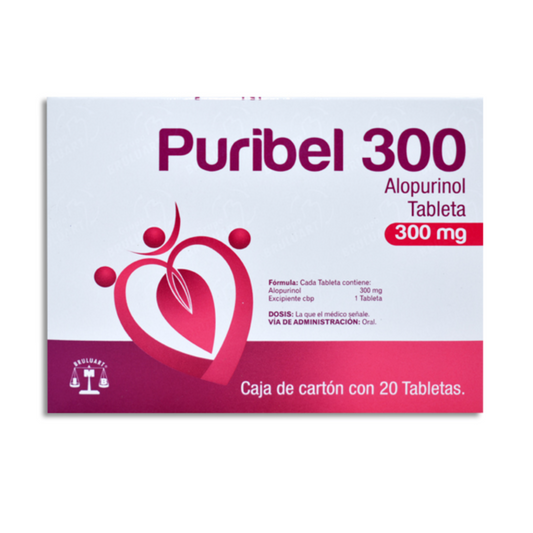 Puribel 300, Alopurinol 300 mg Tabletas | Bruluart®