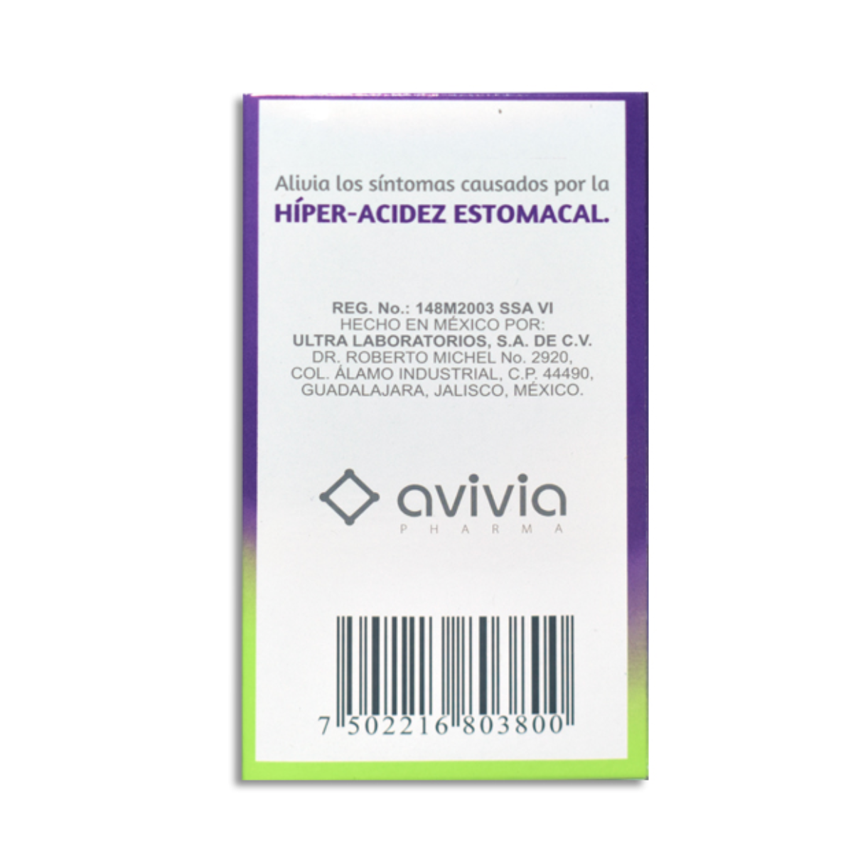 Omeprazol 20 mg 60 Cápsulas | Avivia®