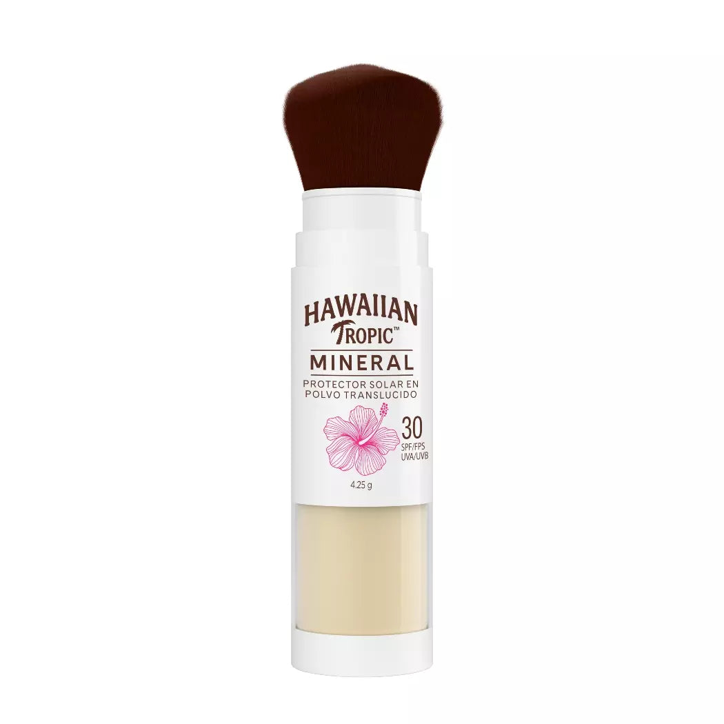 Protector Solar en Polvo Hawaiian Tropic Mineral Brush FPS 30 4.25 grs