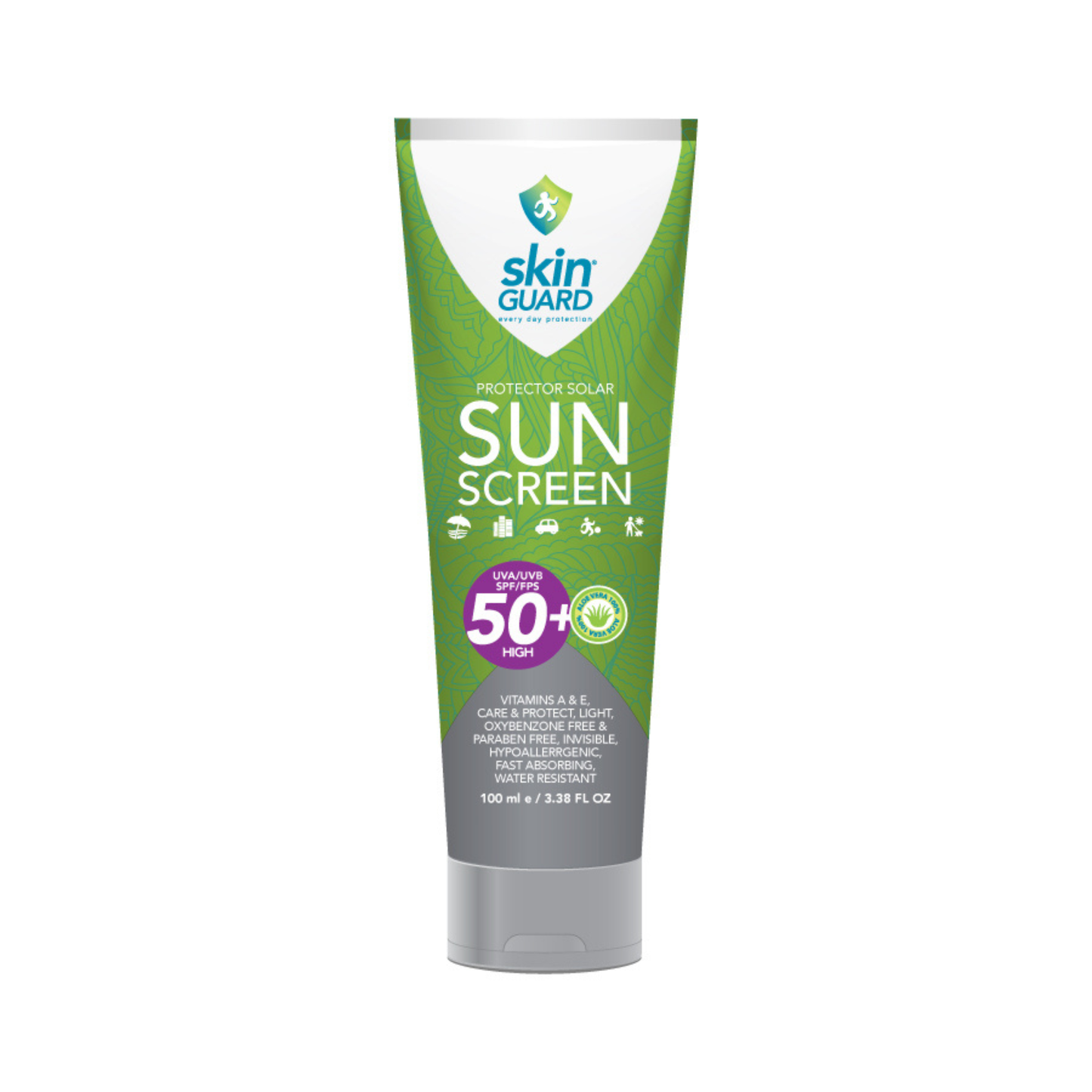 Protector Solar Sun Screen FPS 50+ 100 ml | Skin Guard®