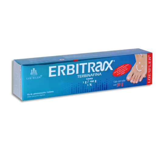 Erbitrax®, Terbinafina 1 % 30 g Crema