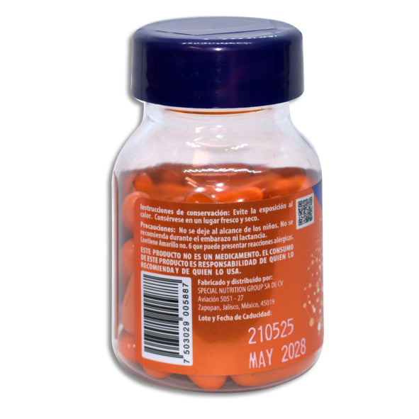 Cúrcuma con Pimienta Negra + Omega-3 1.3 g 30 Cápsulas | Naturagel®