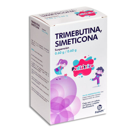 Trimebutina, Simeticona, Suspensión Pediátrica 26 mL | Maver®