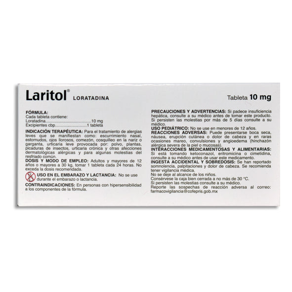 Laritol 10Mg C/20 Tabs