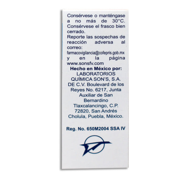 Ciprofloxacino, Dexametasona, 5mL Solución Oftálmica | Química Son’s