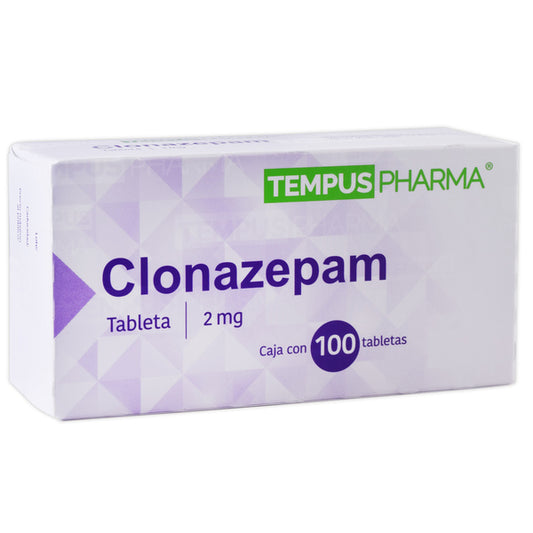 Clonazepam 2 mg 100 Tabletas | Tempus®