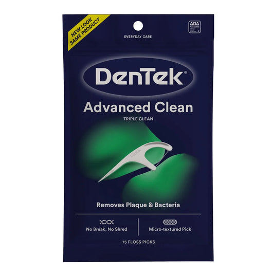 Palillos con Hilo Dental Dentek Advanced Clean 75 Piezas