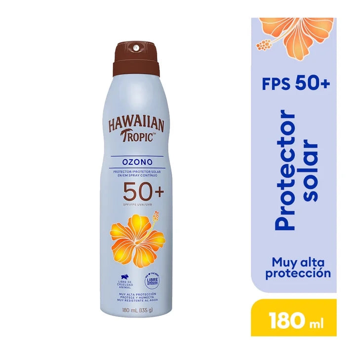 Hawaiian Tropic Ozono Protector Solar FPS 50+ Spray 180 mL