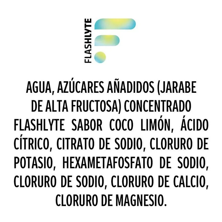 Bebida Hidratante Flashlyte Coco Limón con Electrolitos 625 ml