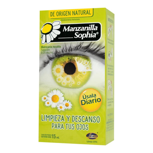 Manzanilla 0.25 mg/mL 15 mL Solución Oftálmica | Sophia®