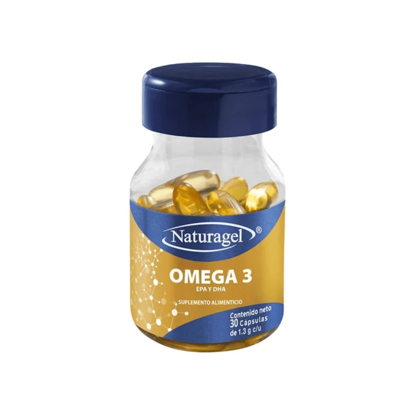 Naturagel® Omega 3 30 Cápsulas de 1.3 g | Gelcaps®
