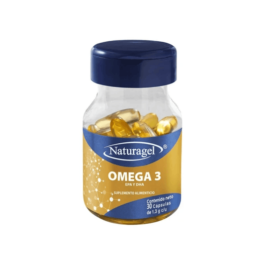 Naturagel® Omega 3 30 Cápsulas de 1.3 g | Gelcaps®