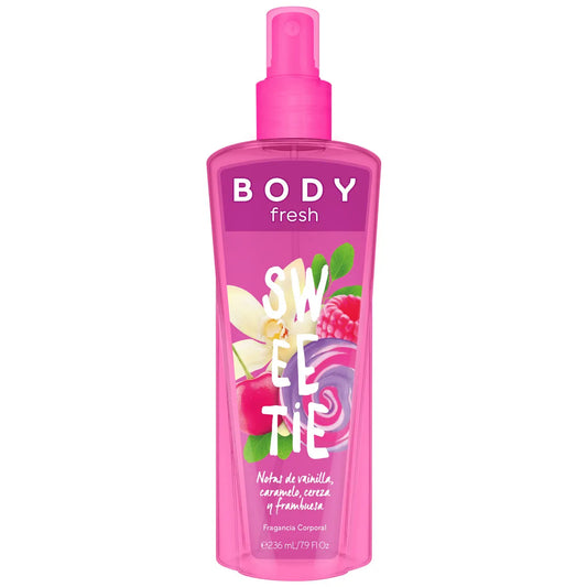Fragancia Corporal Body Fresh Sweetie Notas de Vainilla, Caramelo, Cereza y Frambuesa 236 ml | Coty®