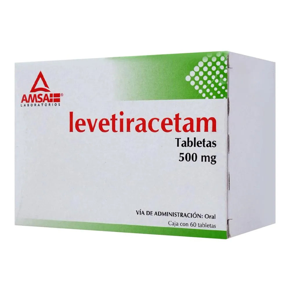 Levetiracetam 500 mg 60 Tabletas | Amsa®