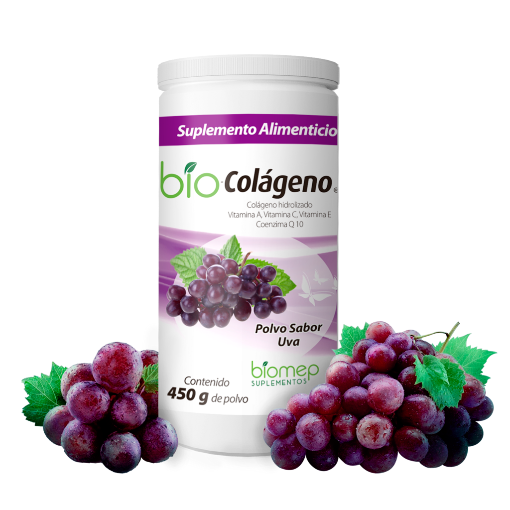 Bio Colageno Sabor Uva 450 grs