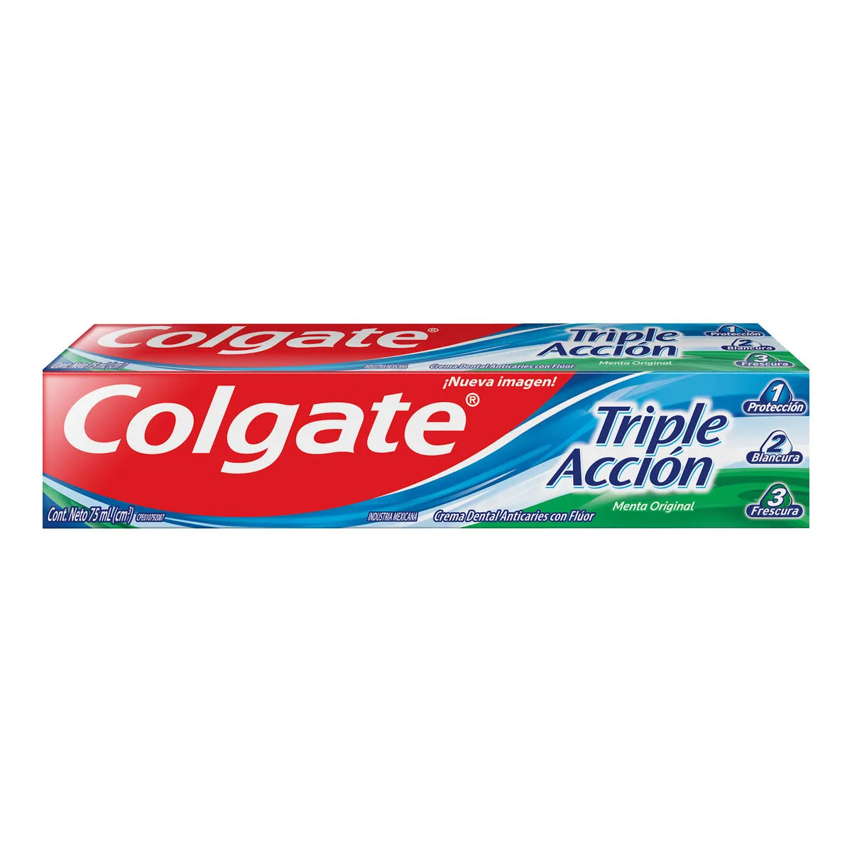 Crema Dental Triple Acción Colgate Menta Original 75 ml