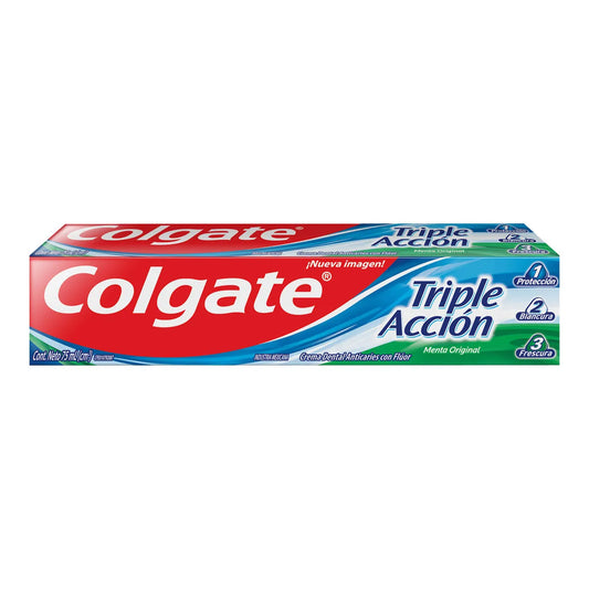 Crema Dental Triple Acción Colgate Menta Original 75 ml