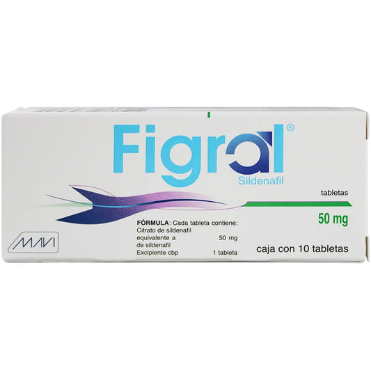 Figral®, Sildenafil 50 mg 10 Tabletas