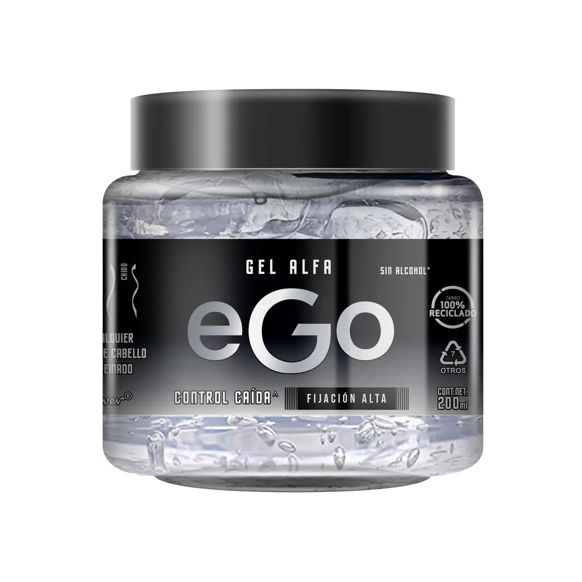 Gel para Cabello eGo Control Caída y Fijación Alta 200ml