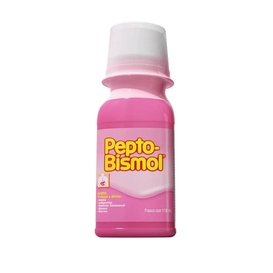 Pepto-Bismol®, Subsalicilato de Bismuto 3.5 g/100 mL Suspensión 118 mL