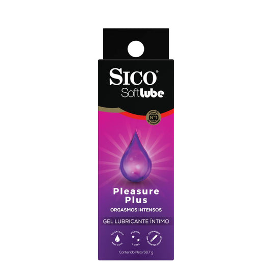 Gel Lubricante Íntimo Sico SoftLube Pleasure Plus 56.7 g