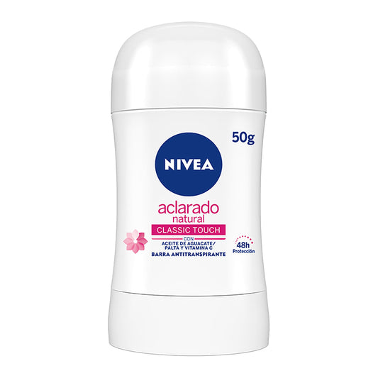 Desodorante Antitranspirante Nivea Aclarado Natural Classic Touch 50 g