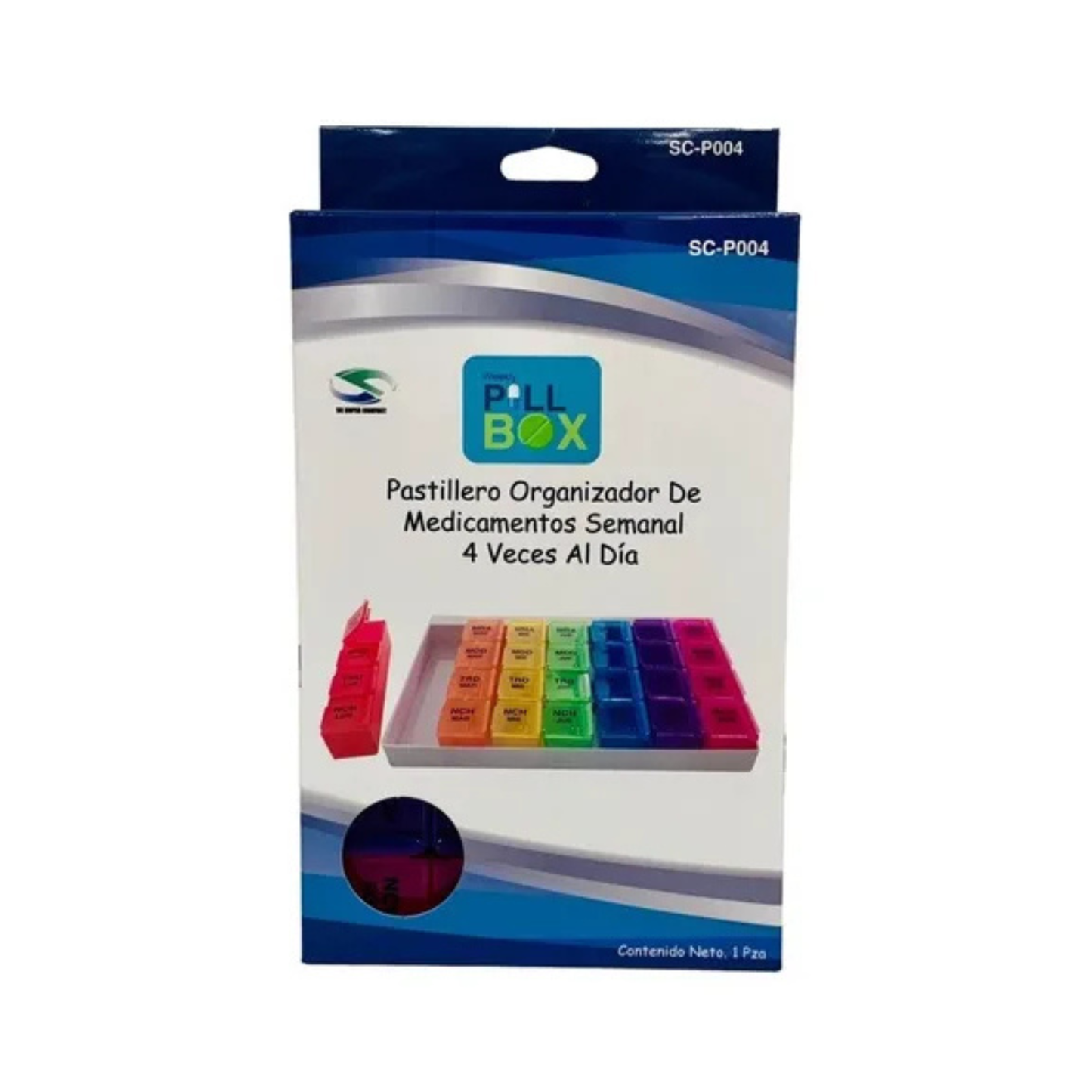 Pastillero Organizador Semanal 4 por Día | Super Confort®