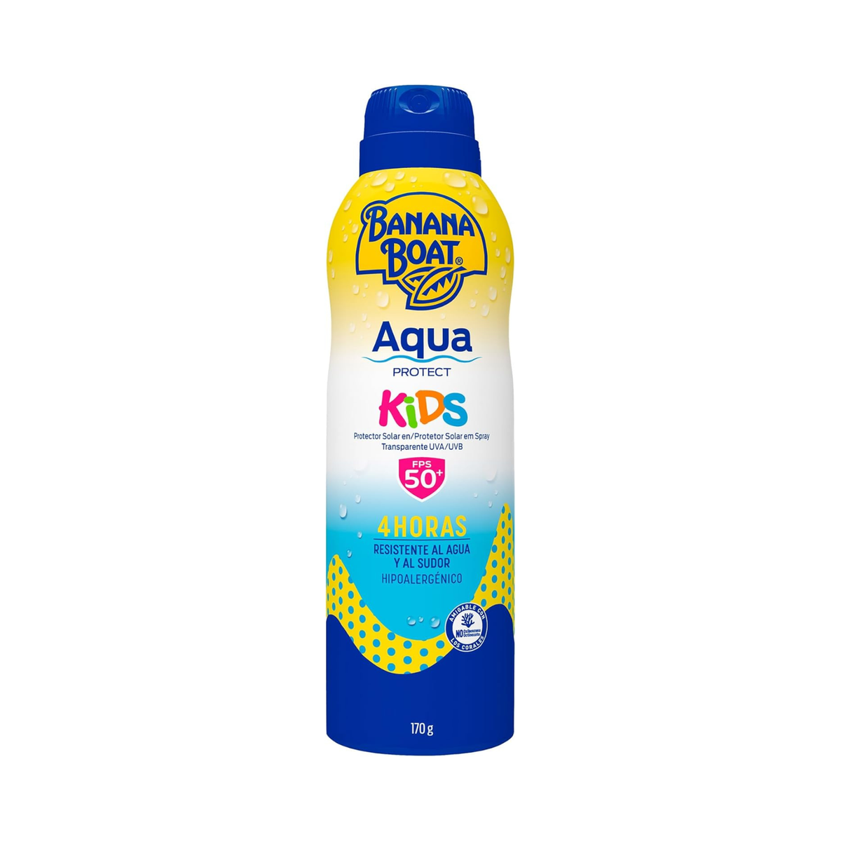 Banana Boat Aqua Protect Kids FPS 50+ Protector Solar en Spray 170 g