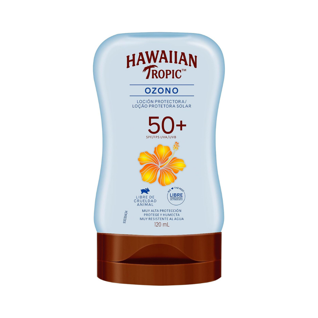 Hawaiian Tropic Ozono FPS 50+ Loción Protectora Solar 120 mL