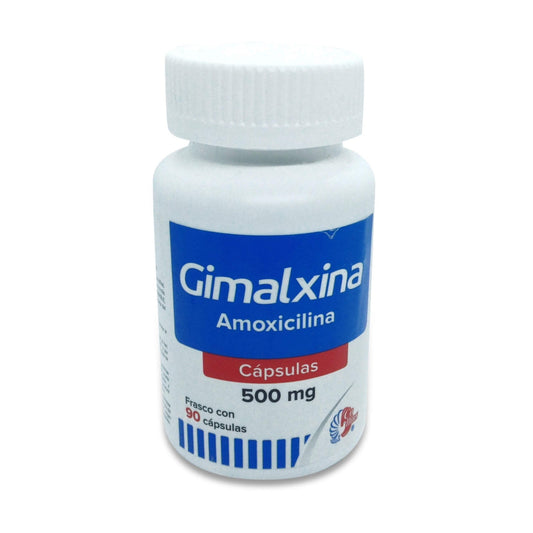 Gimalxina, Amoxicilina 500 mg 90 Cápsulas (Macro)