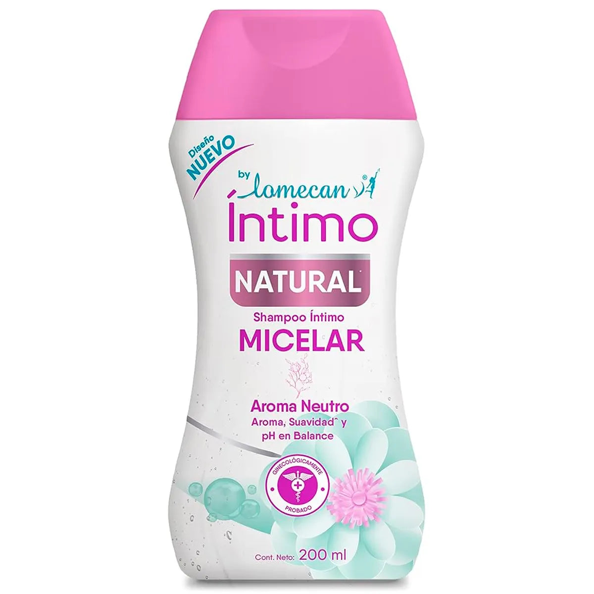 Shampoo Íntimo Micelar Lomecan Natural Aroma Neutro 200 ml