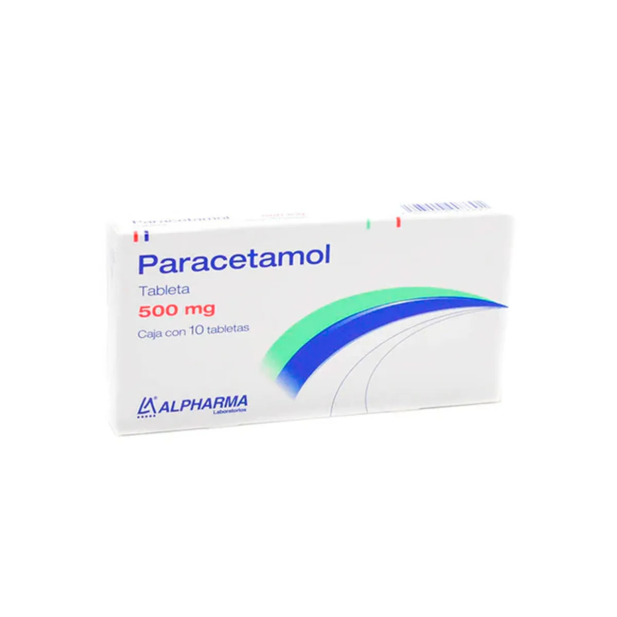 Paracetamol 500 mg 10 Tabletas | Alpharma®