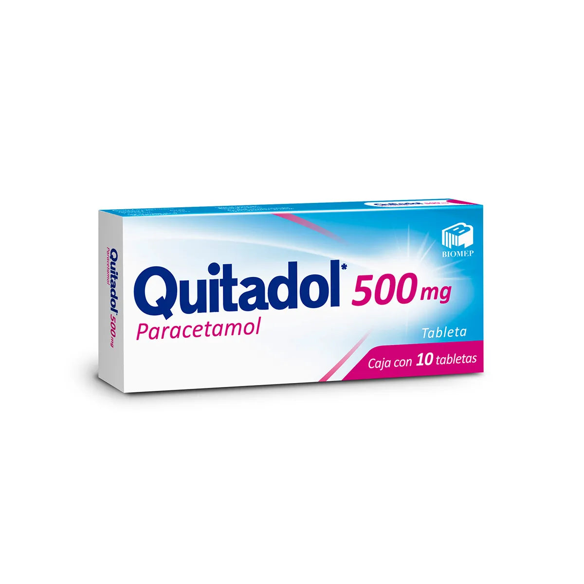 Quitadol, Paracetamol 500 mg 10 Tabletas