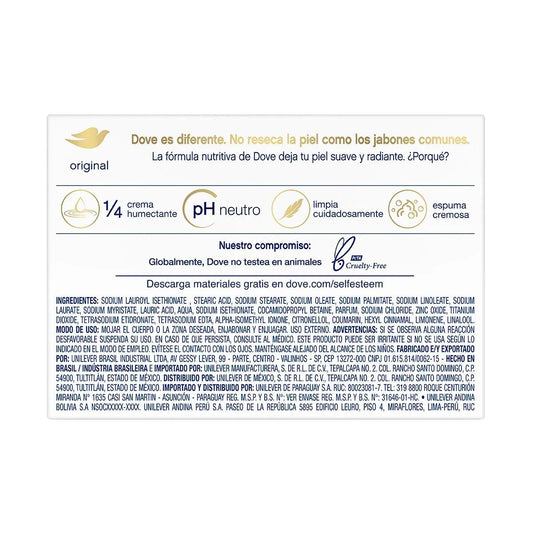 Jabón en Barra Dove Beauty Bar Original 135 g