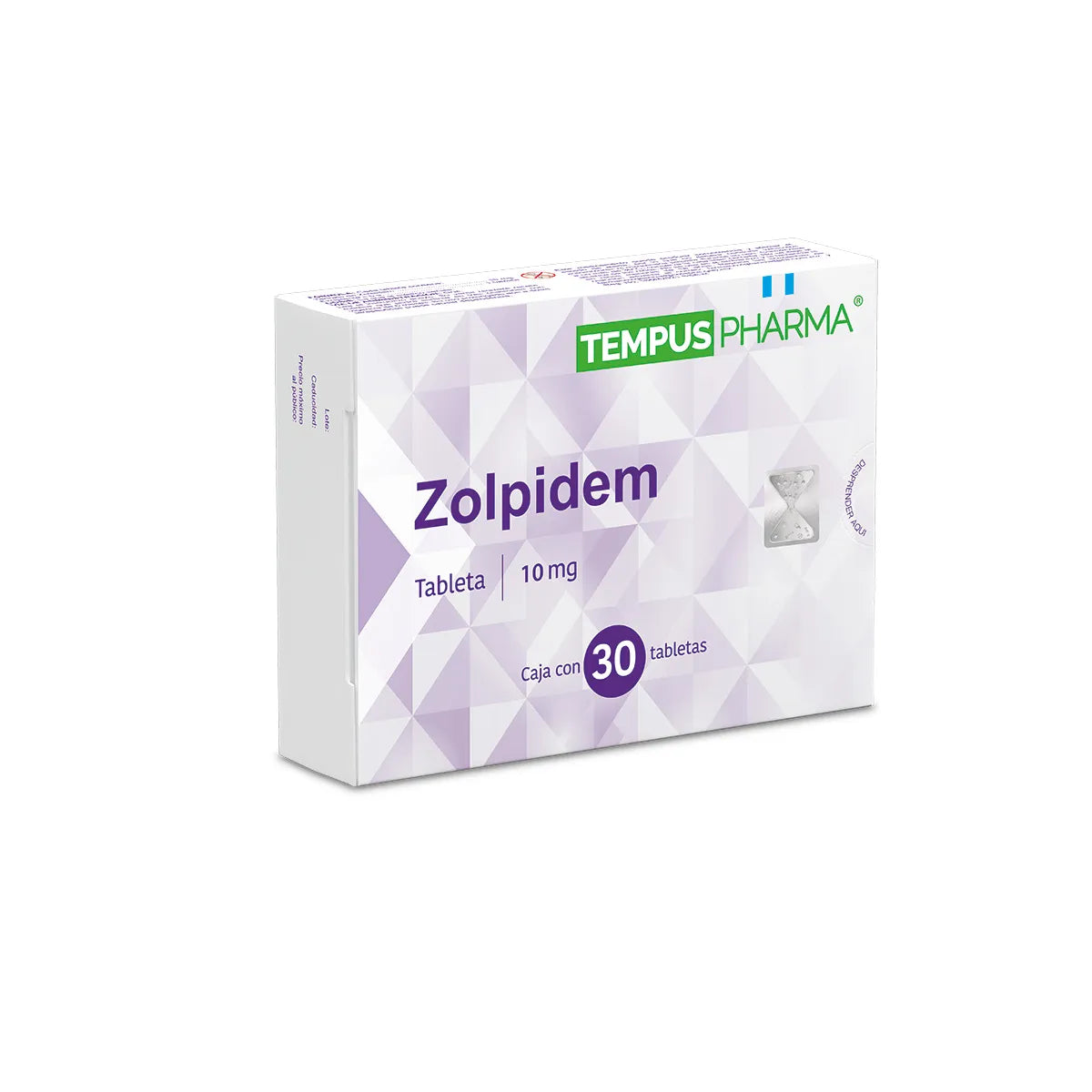 Zolpidem 10 mg 30 Tabletas | Tempus Pharma®