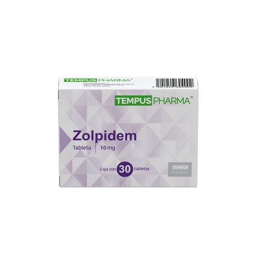Zolpidem 10 mg 30 Tabletas | Tempus Pharma®